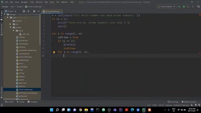 How to print a list of prime numbers in python - Tamil смотреть онлайн