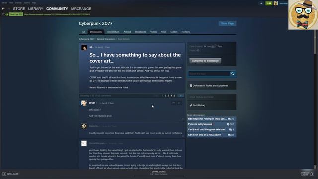 + Cyberpunk 2077 + Hype + Most Stupid Comments of the Community :D + смотреть онлайн