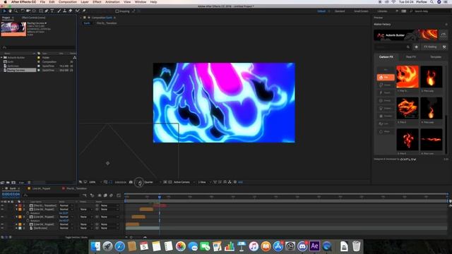 ActionFx Builder Quick Tutorial | Free After Effects Cartoon FX Plugin | Motion factory смотреть онлайн