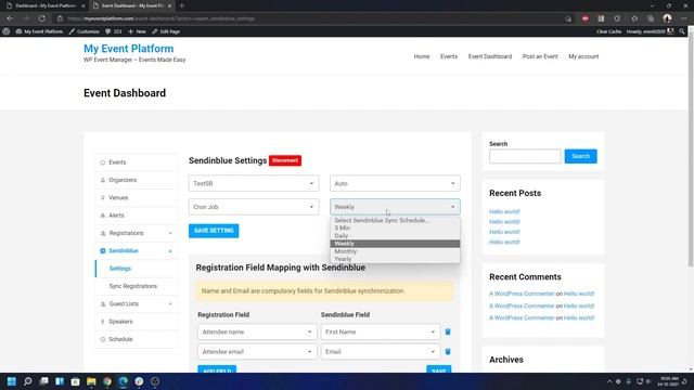 How Sync Registration With Sendinblue Using Cron Job смотреть онлайн