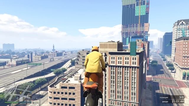 НЕПРОХОДИМЫЙ МОТО ПАРКУР С БАГОМ В GTA 5 ONLINE смотреть онлайн