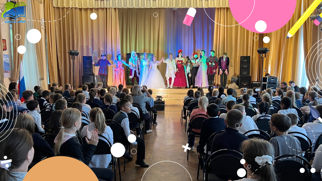 Ученики школы увидели одну из постановок Молодежного театра Вячеслава Спесивцева