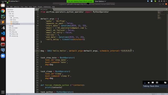 Meetup de Introdução ao Airflow - #1 AmapáDev смотреть онлайн