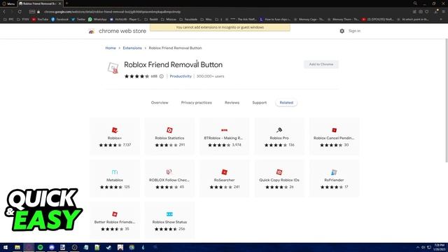 How To Delete All Your Friends on Roblox At The Same Time [FAST!] смотреть онлайн