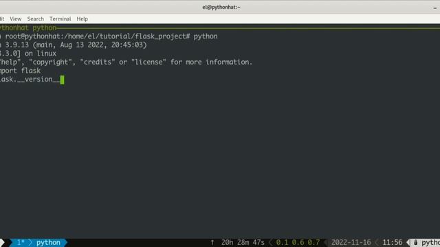 How to check Flask Python version смотреть онлайн