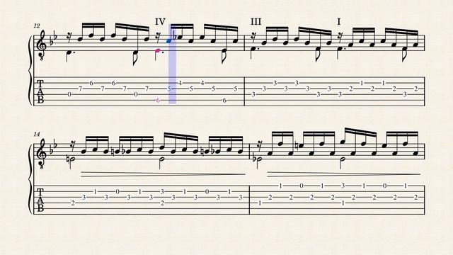 Etude No.10, Op.48 – Mauro Giuliani - Tablature смотреть онлайн