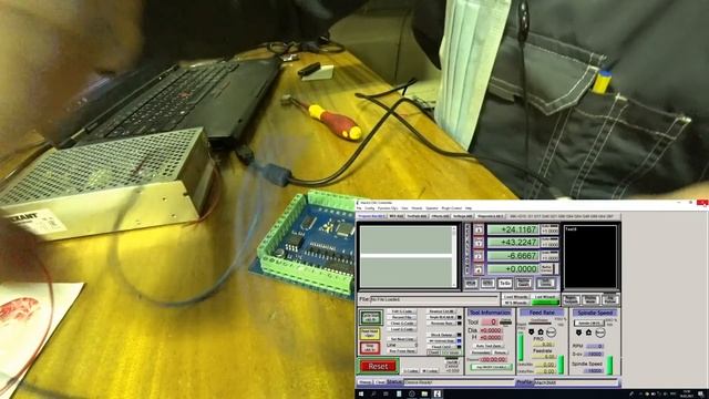 Установка Mach 3 и проверка платы HYONGC CNC MACH3 USB 4 Axis 100KHz смотреть онлайн