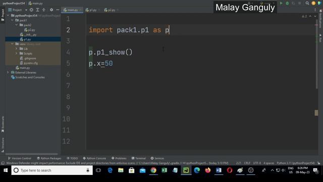 Python import vs from import | Python package and module| What is __init__.py смотреть онлайн