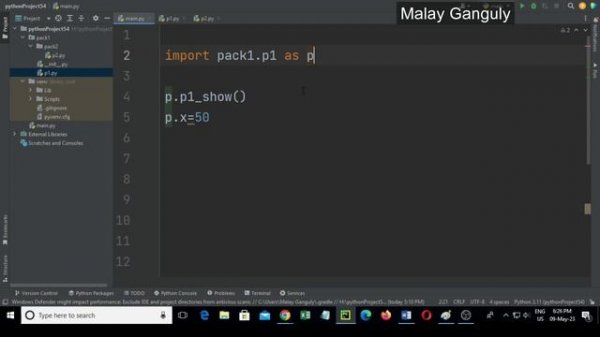 Python import vs from import | Python package and module| What is __init__.py