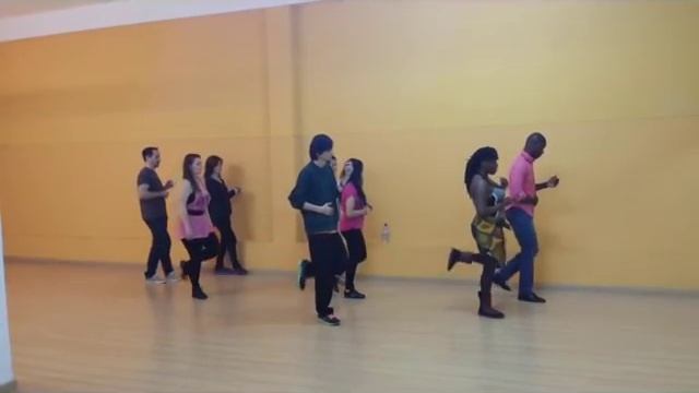 Kizomba Lesson 1 - Basic Steps Exercise смотреть онлайн