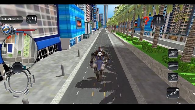 Super Robot Transformation: Helicopter Limousine Bike Robot Game 2021 - Android Gameplay смотреть онлайн