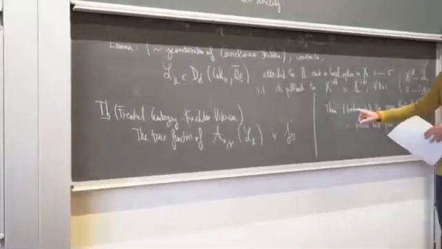 Le Bras lecture 5: Fourier transform and the geometrization of local Langlands смотреть онлайн
