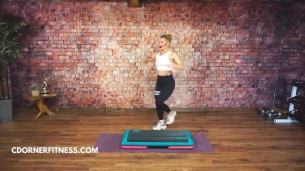 30 MIN SIMPLE & FUN STEP AEROBICS WORKOUT // BASIC TO INTERMEDIATE STEP #79