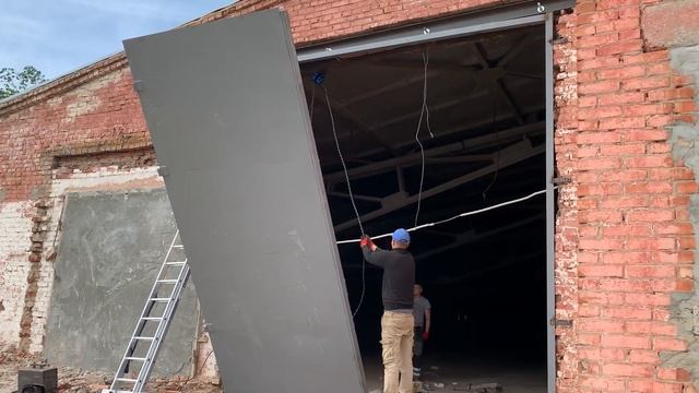 Установка гаражных ворот смотреть онлайн