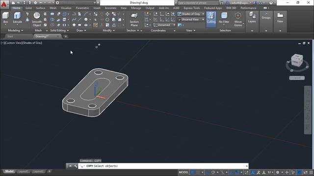 AutoCAD 2016 3D - Exercise 35 смотреть онлайн