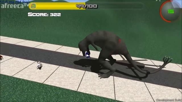 Menpa★고질라키우기_도시초토화 꿀잼ㅋㅋ★멘파 Attack Of The Giant Mutant Lizard