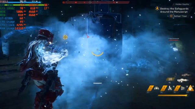 Anthem story playthrough 1080p with G sync GTX 1080 SLI PC part 8 смотреть онлайн
