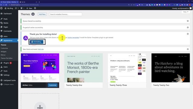 How To Install Astra Theme In Wordpress And Import Astra Theme Demo Content 2023 смотреть онлайн