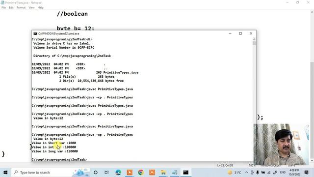 02 Java Primitive Types смотреть онлайн