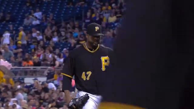 MIL@PIT: Liriano strikes out Perez to end the frame смотреть онлайн