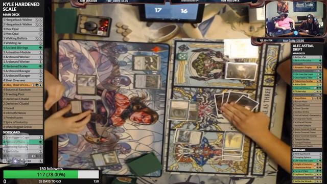 MTG Modern Hardened Scales vs Astral Drift 10 25 1 смотреть онлайн