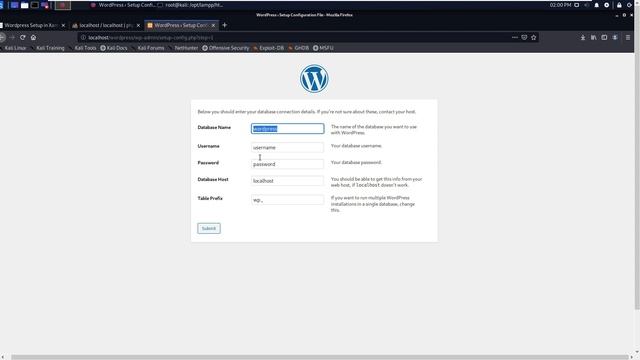 3. Setup Wordpress in Localhost Xampp Kali Linux 2019.4 смотреть онлайн