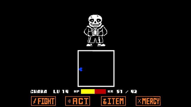 UNDERTALE SANS BOSS FIGHT (Genocide Run) смотреть онлайн