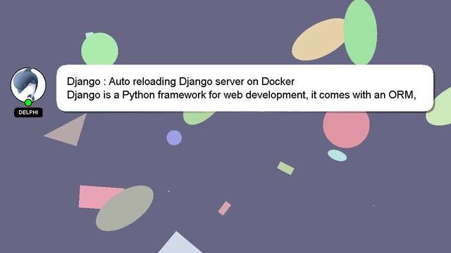 Django : Auto reloading Django server on Docker смотреть онлайн