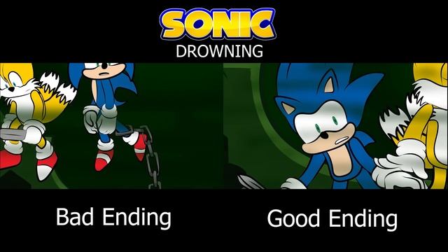 Sonic Drowning (Bad Ending x Good Ending) Animation Comparison смотреть онлайн