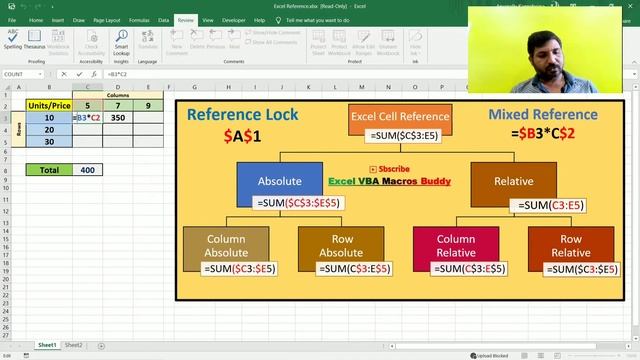Excel Cell Reference Absolute and Relative | Cell Locks | Row Locks | Reference Lock | Address Lock смотреть онлайн