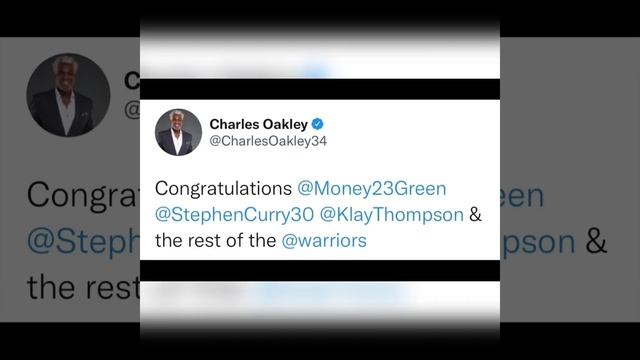 NBA PLAYERS REACT AT GOLDEN STATE WINNING THE NBA TITLE... смотреть онлайн