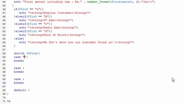 Web Development Tutorials PHP Mysql#11 Usage of Switch Statement in Web Development смотреть онлайн
