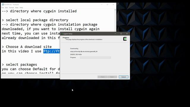 How To Install Cygwin in Windows 10 64 Bit смотреть онлайн