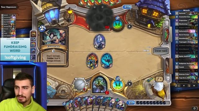 Infinite 8/8 Giants 0 Mana 7 In One Turn! Miracle OG Rogue Is Back! Wild Scholomance | Hearthstone смотреть онлайн
