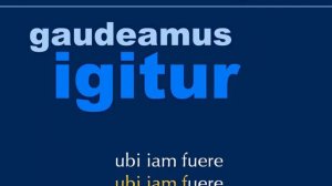 Gaudeamus Igitur Karaoke