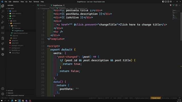 24. Custom Events Validation for component communication - Vue 3 смотреть онлайн