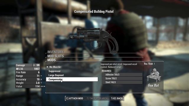 Some Crazy New Pistols! - Fallout 4 Mod Throwback: Bulldog Revolver and PM Eagle смотреть онлайн