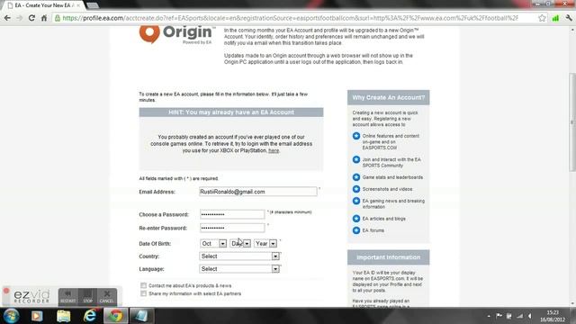 How To make an EA account смотреть онлайн