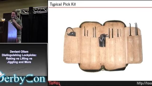 Deviant Ollam -- Distinguishing Lockpicks: Raking vs Lifting vs Jiggling and More смотреть онлайн