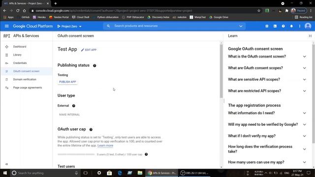 How To Make Google Console Project's Credentials JSON & Token Pickle File | Google Cloud Console смотреть онлайн