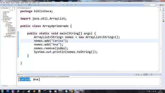 Aula de Java 050 - ArrayList, vetor aprimorado смотреть онлайн
