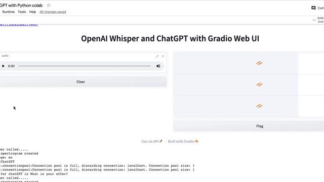 Whisper to chatGPT with Python colab (Code included) смотреть онлайн