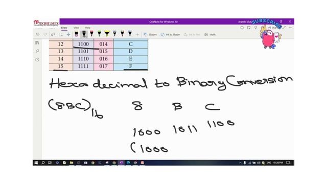 OCTAL HEXADECIMAL CONVERSION | Octal to Binary , Decimal, Hexadecimal | Hexadecimal to binary Octal смотреть онлайн