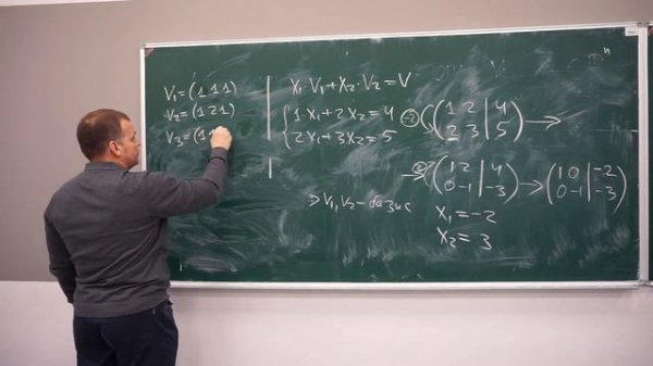 Лекция 17. Базис векторного пространства. Примеры.