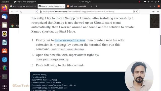 How to create Xampp shortcut in Ubuntu's Start Menu Urdu Hindi 2022 смотреть онлайн