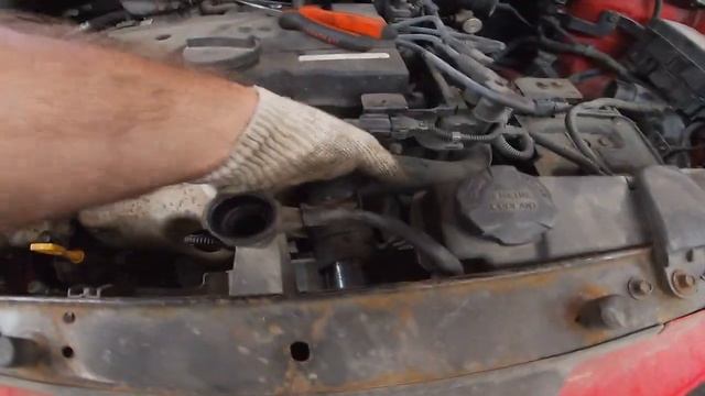 Замена термостата Хундай ГЕЦ