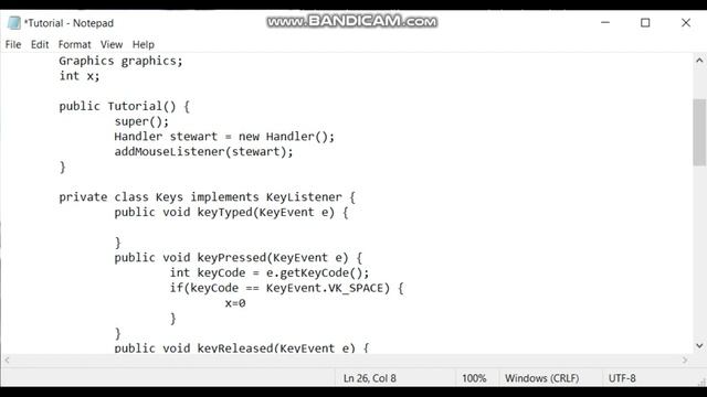 Java Game Programming Tutorial: Key Input смотреть онлайн