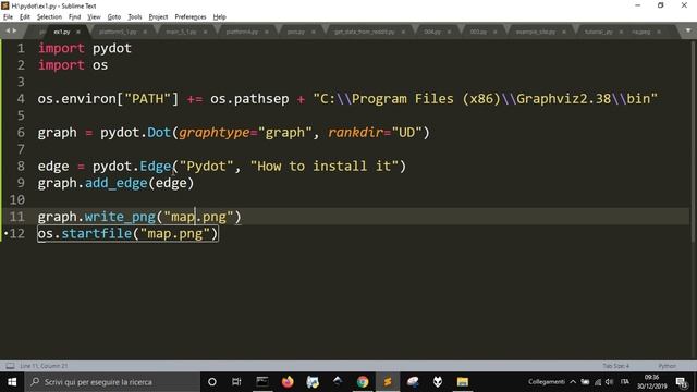 Python Mind Maps with Pydot смотреть онлайн