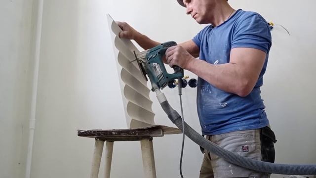 Как распилить гипсовую 3D панель смотреть онлайн