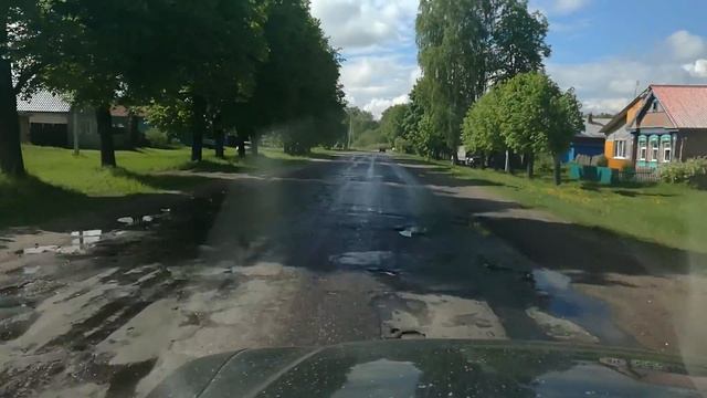 Самая плохая дорога в Ивановской области. Это не дорога а направление из Лежнево в Шую смотреть онлайн